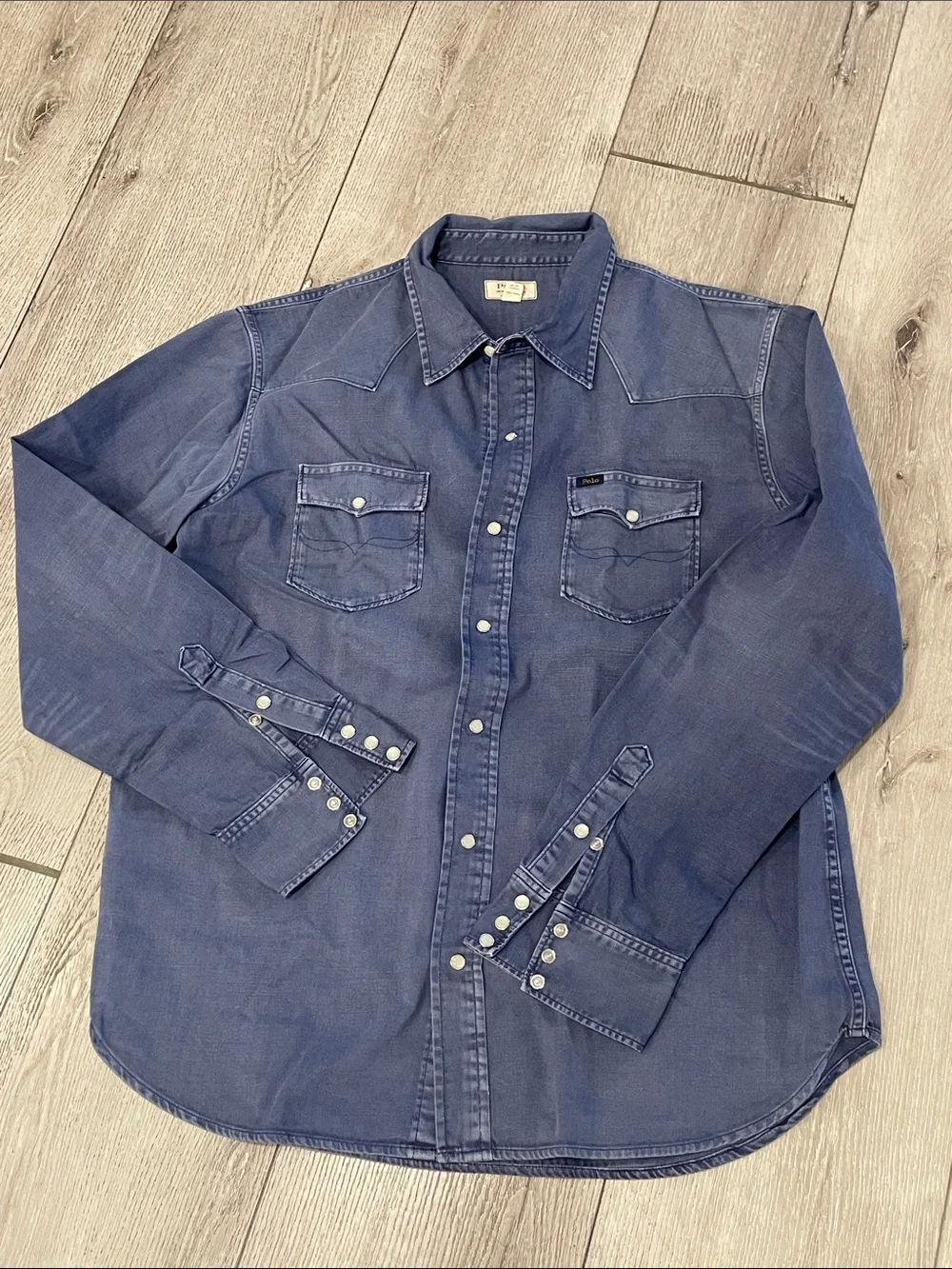 Polo by Ralph Lauren Indigo Western Snap Shirt